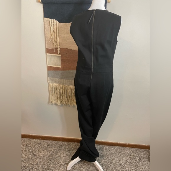SPANX The Perfect Jumpsuit Classic Black Career Flare Leg Ponte Shapewear Size M - Picture 5 of 7